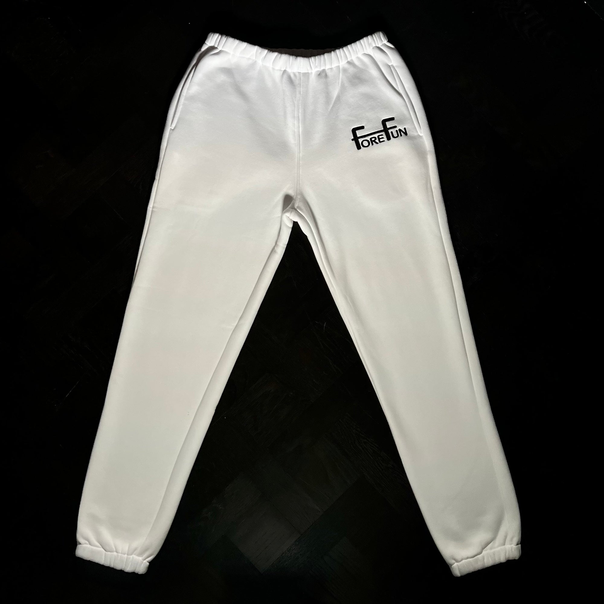 Classic Marshmallow White Sweatpants